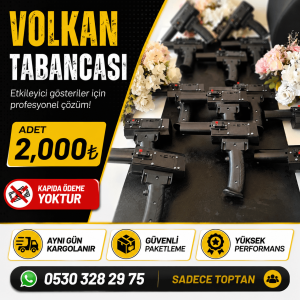Organizasyon Gösterisi Volkan Tabancası kullanımı